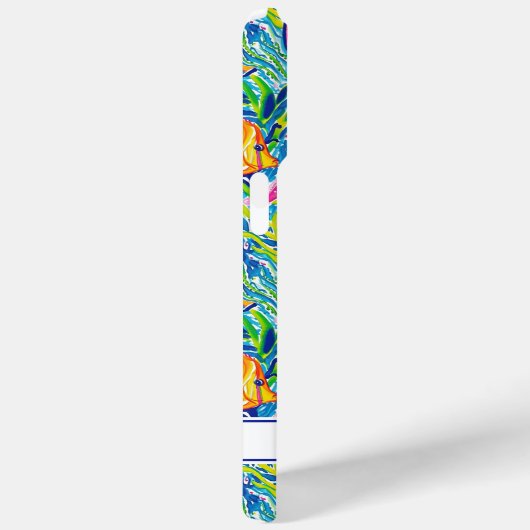 Colorful Fish Monogrammed Case-Mate iPhoneケース (裏面 / 右)