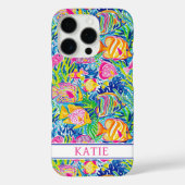 Colorful Fish Monogrammed  Case-Mate iPhoneケース (裏面)