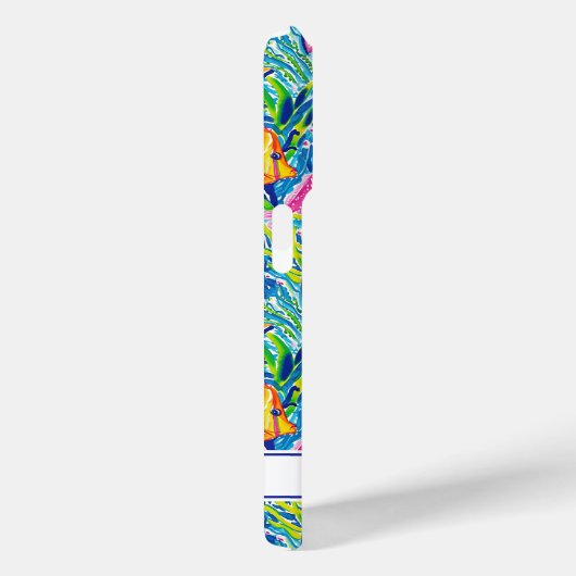 Colorful Fish Monogrammed Case-Mate iPhoneケース (裏面 / 右)