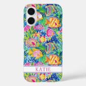 Colorful Fish Monogrammed Case-Mate iPhoneケース (裏面)