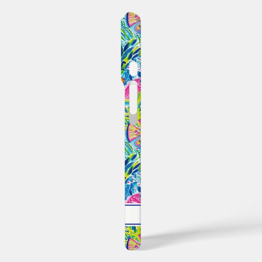 Colorful Fish Monogrammed Case-Mate iPhoneケース (裏面 / 左)