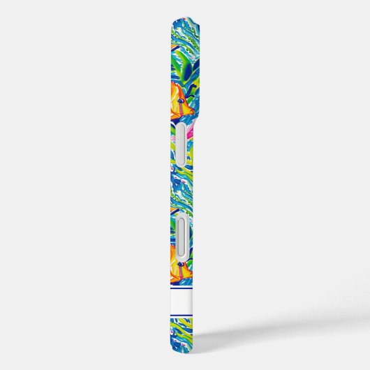 Colorful Fish Monogrammed Case-Mate iPhoneケース (裏面 / 右)