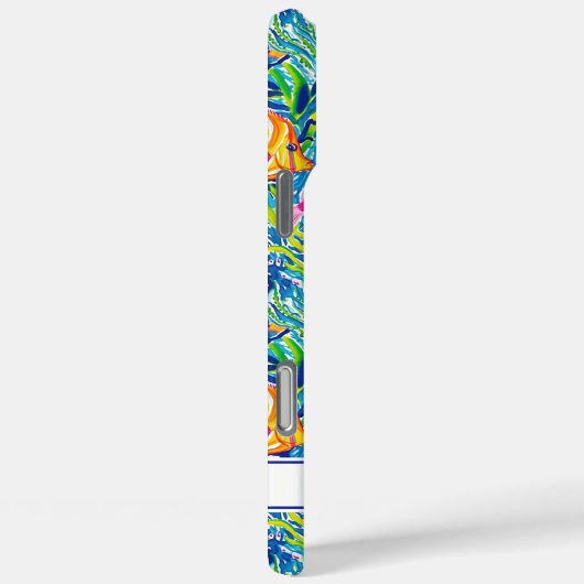 Colorful Fish Monogrammed Case-Mate iPhoneケース (裏面 / 右)