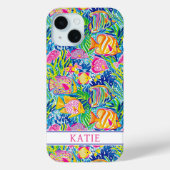 Colorful Fish Monogrammed Case-Mate iPhoneケース (裏面)