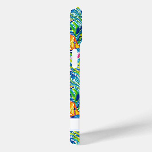 Colorful Fish Monogrammed Case-Mate iPhoneケース (裏面 / 右)