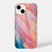 Colorful Flamingo Feathers iPhoneケース (裏面)
