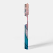 Colorful Flamingo Feathers iPhoneケース (右側面)