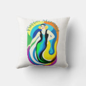 Colorful Flapper Mermaid Thunder_Cove クッション (裏面)