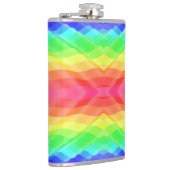 Colorful flask with abstract rainbow pattern フラスク (右)