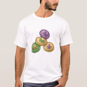 Colorful Fleur-de-Lis Coins Tシャツ (正面)