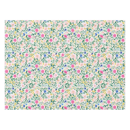 Colorful Floral テーブルクロス (正面(横))
