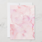 Colorful Floral April Umbrella Baby Shower Invitat 招待状 (裏面)