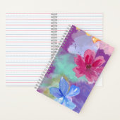 Colorful Floral Art  ノートブック (内側)