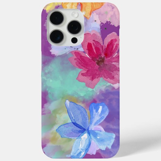 Colorful Floral Art   Case-Mate iPhoneケース (裏面)