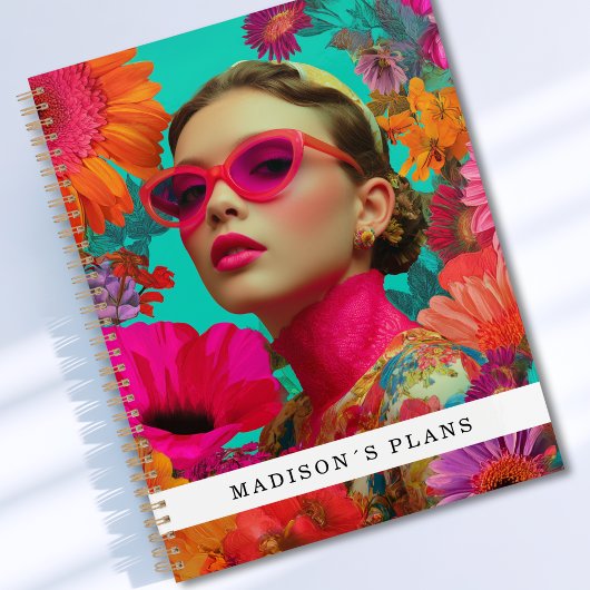Colorful Floral Art-Woman プランナー手帳