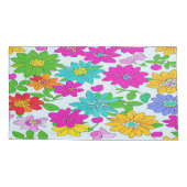Colorful Floral Bedding Set 枕カバー (裏面-左)