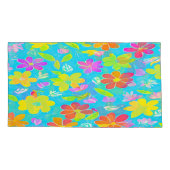 Colorful Floral Bedding Set 枕カバー (裏面-左)