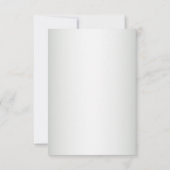 Colorful Floral Blue Butterfly Green Wedding セーブザデート (裏面)