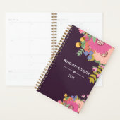 Colorful Floral Bouquet Name Planner プランナー手帳 (ディスプレー)