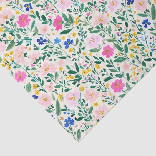 Colorful Floral Decoupage 薄葉紙 (詳細)