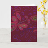 Colorful Floral Greeting Card カード (黄色い花)