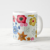 Colorful Floral Mug ジャンボコーヒーマグカップ (正面右)