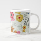 Colorful Floral Mug ジャンボコーヒーマグカップ (右)
