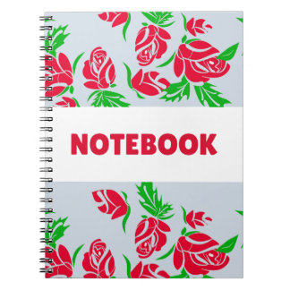  Colorful Floral Notebook – Minimalist Flower  ノートブック