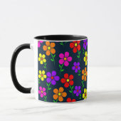 Colorful Floral Pattern マグカップ (左)