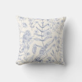 Colorful Floral Pattern Pillow クッション (正面)