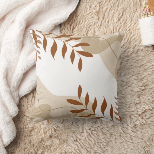 Colorful Floral Pattern Pillow クッション (ブランケット)