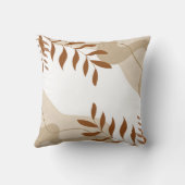 Colorful Floral Pattern Pillow クッション (裏面)