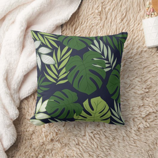 Colorful Floral Pattern Pillow クッション (ブランケット)