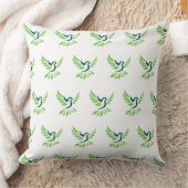 Colorful Floral Pattern Pillow クッション (ブランケット)