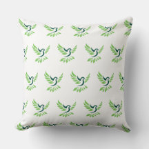 Colorful Floral Pattern Pillow