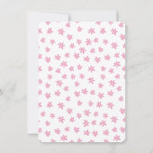 Colorful Floral Photo Preschool Graduation 招待状 (裏面)