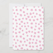 Colorful Floral Photo Preschool Graduation 招待状 (裏面)