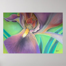 Colorful Floral Poster | Modern Botanical Print ポスター