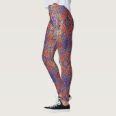 Colorful Floral Sands Pattern Leggings レギンス (左)