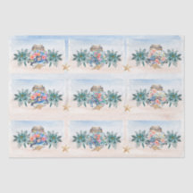 Colorful Floral Sea Turtles in a Jar Decoupage 