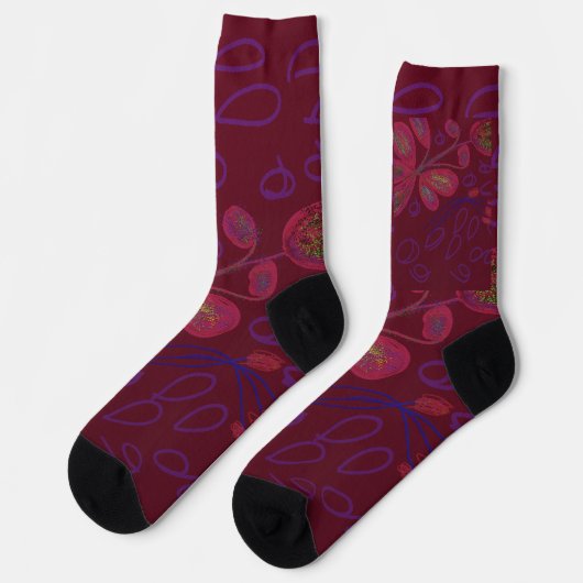 Colorful Floral Socks ソックス (左)