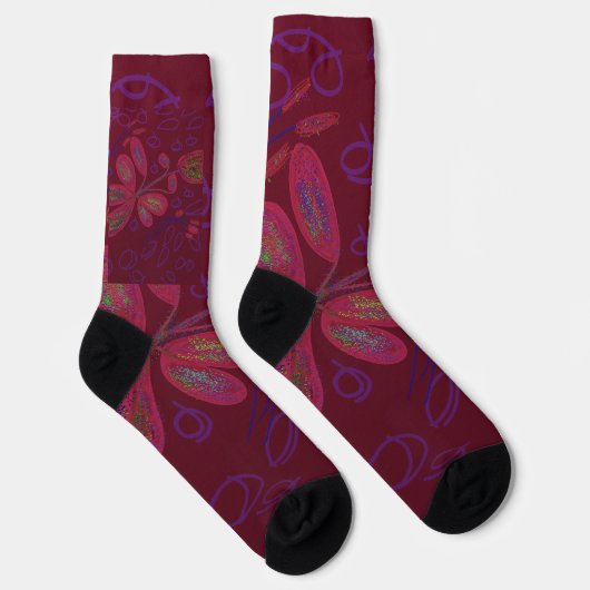 Colorful Floral Socks ソックス (右)