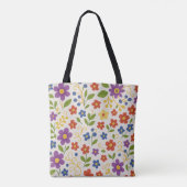 Colorful Floral Tote Bag トートバッグ (裏面)