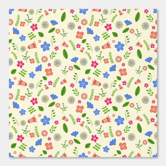 Colorful Floral Wallpaper. 壁紙 (正面)