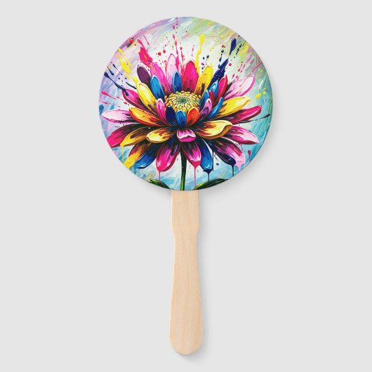 Colorful Flower ハンドファン (裏面)