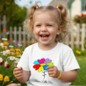 Colorful flower ベビーTシャツ