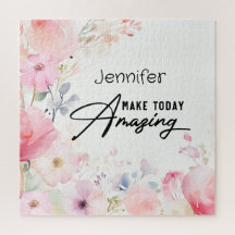 Colorful Flower Inspirational Puzzle