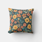 Colorful Flower Shape Throw Pillow Case クッション (正面)