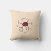 Colorful Flower Shape Throw Pillow Case クッション (正面)