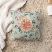 Colorful Flower Shape Throw Pillow Case クッション (ブランケット)